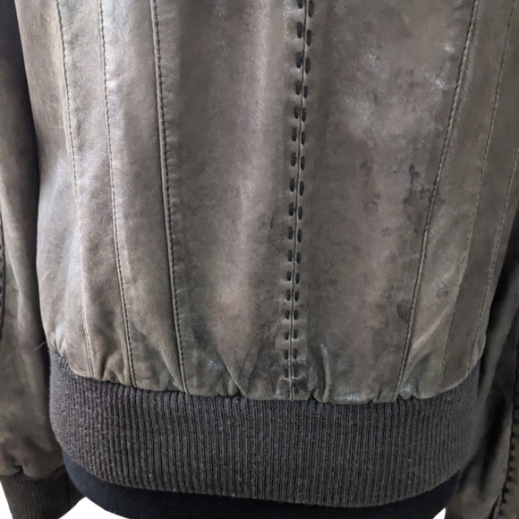 Mackage exclusively for Aritzia brown leather jacket size med in great condition - Picture 6 of 12